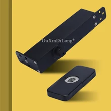 

New 2Sets Heavy Door Pivot Hinges Invisible Hidden 90 Degree Positioning Buffer Floor Spring Furniture Door Hinges No Slotting
