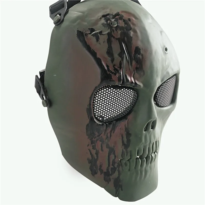 Армия двух страйкбол Пейнтбол Маска Череп полная защитная маска для лица черный охота военный Wargame тактические маски