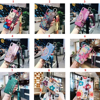 

50pcs For iPhone 11pro Max X 6 S 6s 7 Plus 8 Plus XR XS MAX 11 Phone Case Lanyards Crossbody Necklace Cord with Rope Cover