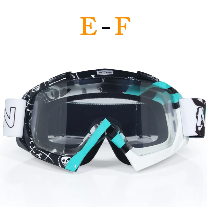 Лыжные очки gear s гибкий кросс-шлем маска для лица мотокросса очки ATV Dirt Bike UTV очки gear очки - Цвет: F2