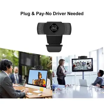 

HD Webcam 1080P USB Digital Camera Built-in Microphone For Laptop Desktop Live Broadcast Video Conference Network Teaching