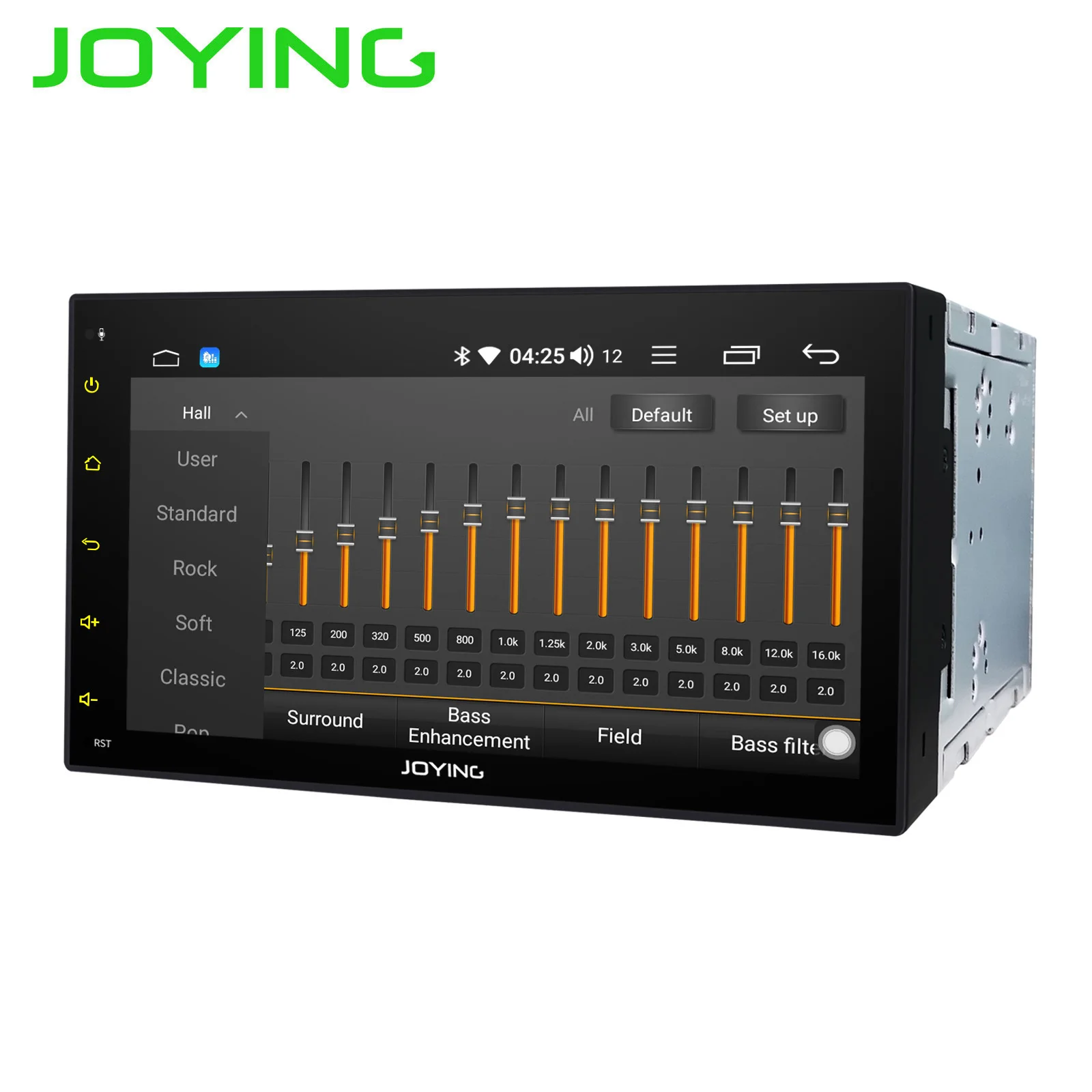 Excellent JOYING double 2 din 6.95" car radio Android 8.1 Octa Core with DSP GPS Navigation head unit SWC universal BTstereo audio player 1