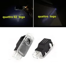 Пригласительные огни в дверь автомобиля световая с проекцией логотипа для Audi Quattro S3 S4 A3 A4 B6 B8 B5 A6 C5 C6 Q7 Q5 TT A1 A5 A7 RS3 RS4 RS5 RS6 гибкие чехлы из термопластичного полиуретана(RS