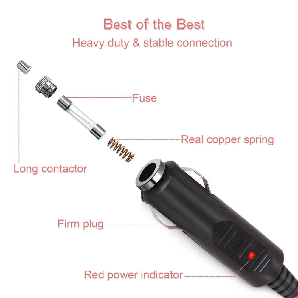      ̺, ڵ   ÷, ڵ ׼, 12FT Ȯ ڵ, 3.6M, 12V, 24V