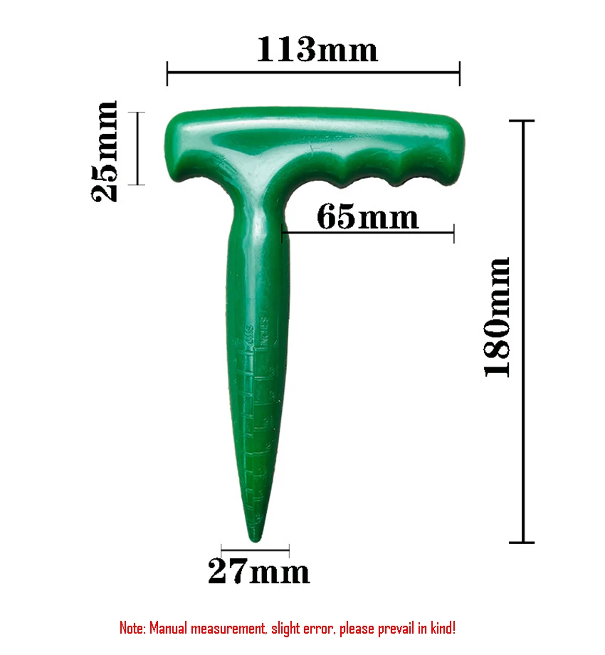Description Picture 6 of itemHome Garden Hole Puncher With Scale, Manual Seedling Transplanting Seed Disseminators, Adjustable Planting Sowing Machine Tools