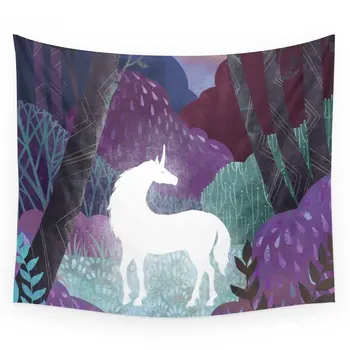

The Last Unicorn Tapestry Wall Hanging Printing Beach Towel Mat Polyester Thin Blanket Yoga Mat Shawl Mat Carpet Home Decor