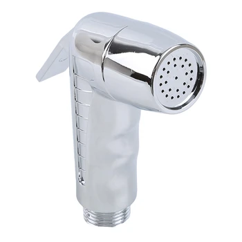 

Chrome ABS Sprayer Handheld Shower Head Nozzle Sprayer Toilet Bidet Spray Bathroom Tool Marine