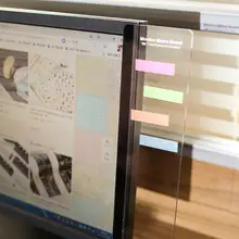 2 шт пластиковый монитор доска для заметок телефонов ПК экран компьютерные мониторы боковая панель