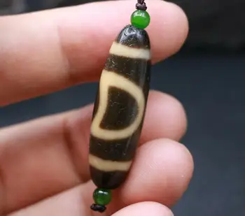 

unique Energy Energy Tibetan Old Agate Oily SUN&MOON Totem dZi Bead