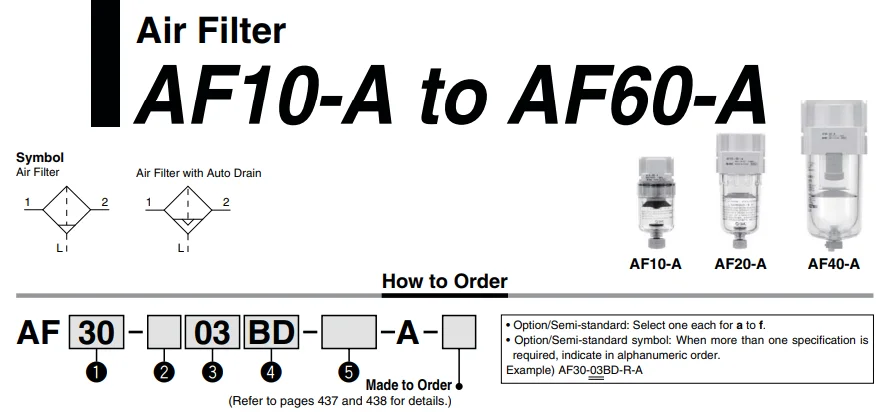 SMC エアフィルタ AF40-03D-27-20-A SMC エアフィルタ AF40-03D-A エアフィルタ AF20⁄AF30⁄AF40-02⁄01⁄03