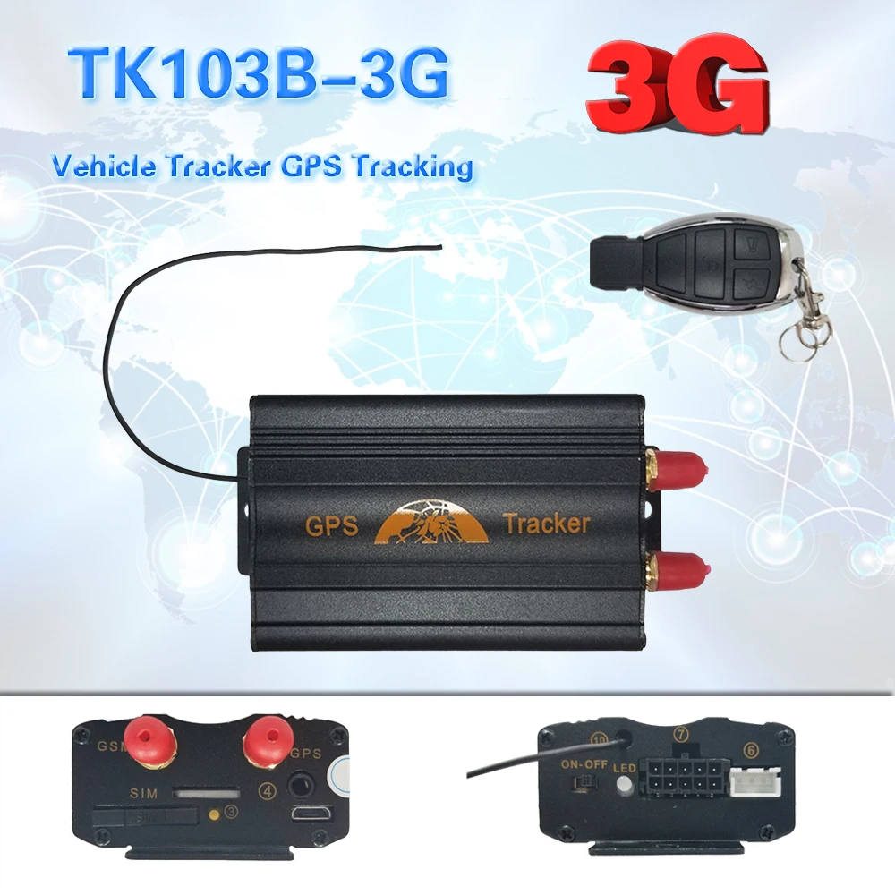 Лучший автомобильный GPS-трекер 3G GPS 103B-3G/TK103B-3G Coban GSM трекер GPS-локатор