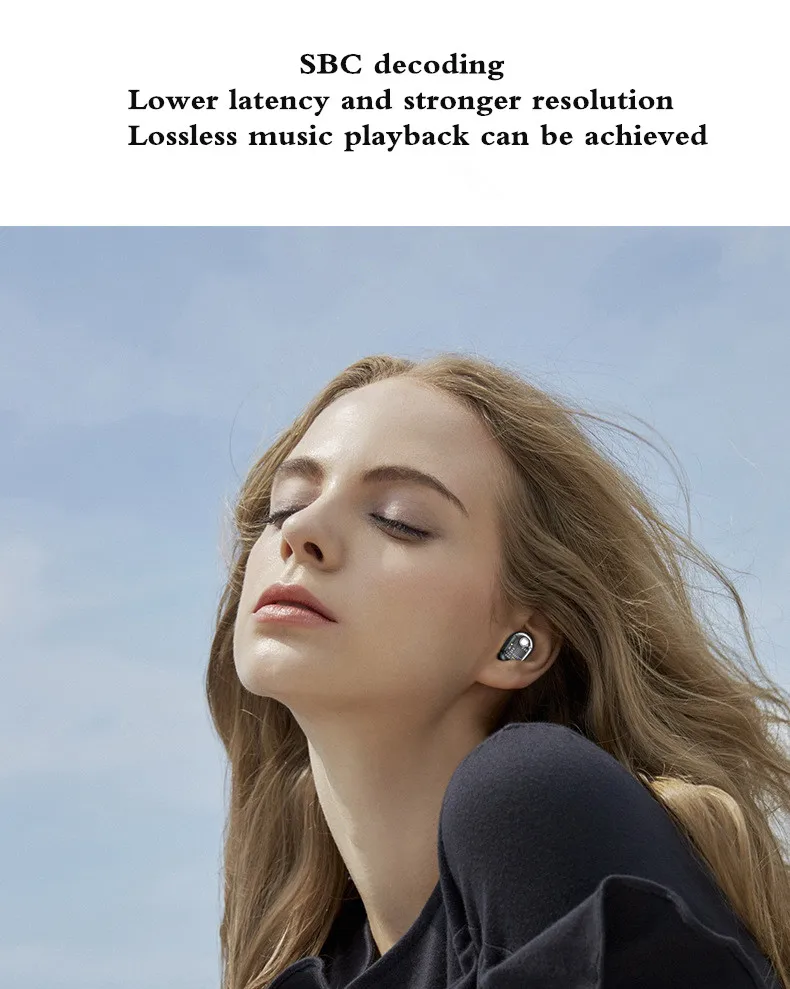 TWS Беспроводные Bluetooth 5 0 наушники спортивные музыкальные HIFI светодиодный смарт