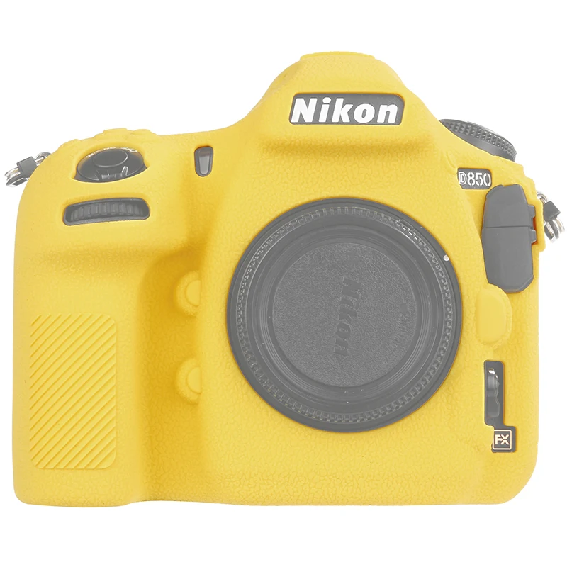 Силиконовый чехол для камеры Nikon D850 защитный высококачественный нескользящий с