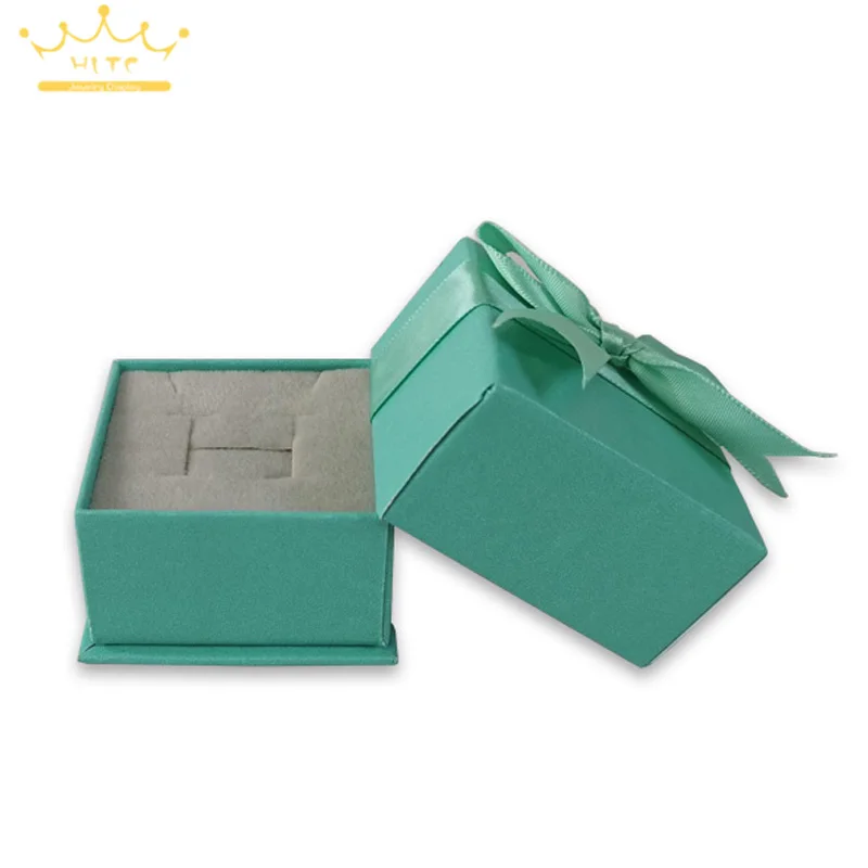 Кольца упаковочная коробка оптовые ювелирные изделия Подарочная серьга коробка для хранения Органайзер поставки для ювелирного магазина 24 шт/партия 6*6*3,5 см