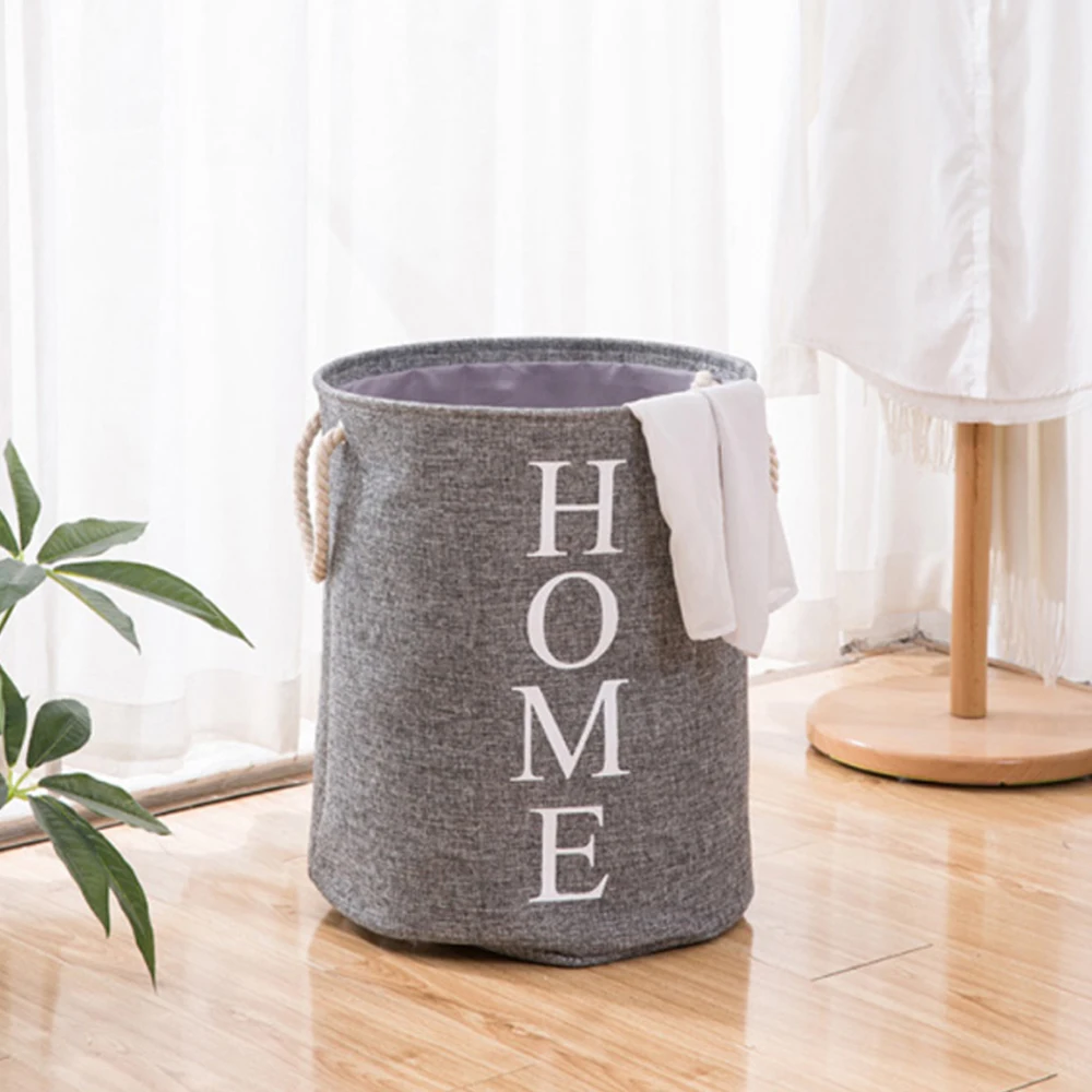 Large Capacity Durable Dirty Clothes Hamper Foldable EVA Laundry Hamper Waterproof Laundry Storage Basket afbeelding