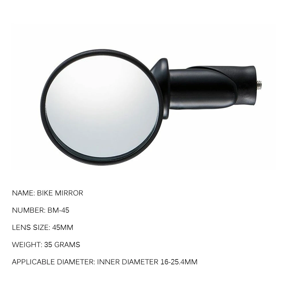 Motorcycle Mirrors MTB Road Bike Bicycle Cycling Rearview Mirror Handlebar Rearview Mirror Ultralight Safe Mirror Bike Mirrors