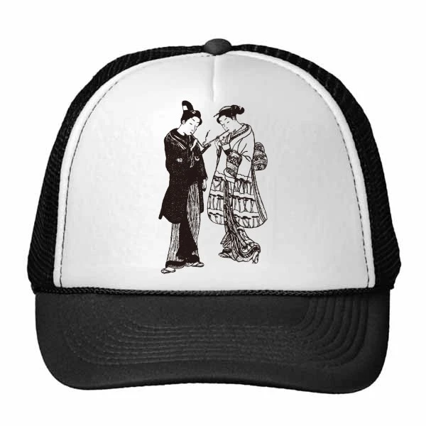 Kimono Noir Femme Culture Traditionnelle Du Japon Croquis Du Chapeau Japonais Casquette De Baseball Casquette En Nylon Chapeau En Maille Cool Pour Enfants Chapeau Ajustable Aliexpress