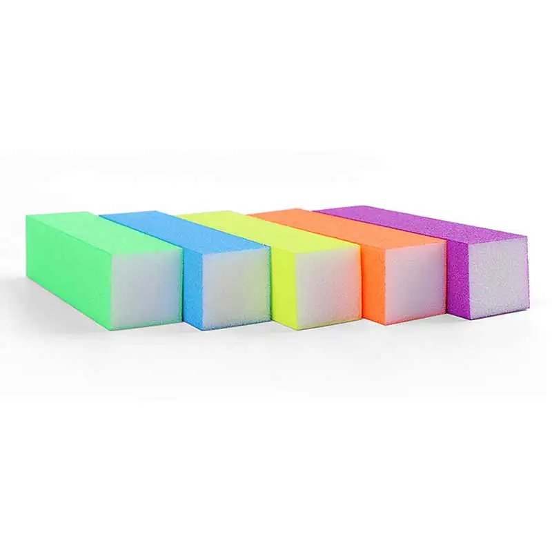5/10PCS Colorful Nail File Buffer Block UV Gel Block Nail Art File Sanding Files Manicure Tool Nails Polish Pedicure Block