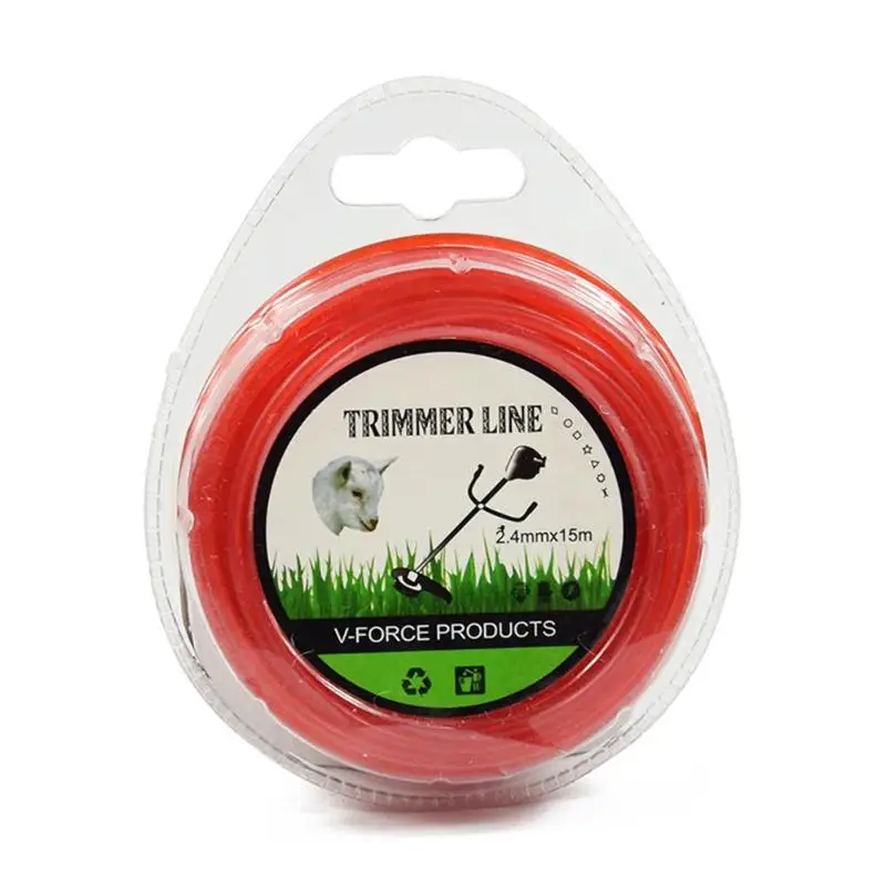 

3mm 1LB Mowing Nylon Rope Line Strimmer Brushcutter Trimmer Long Round Roll Square Grass Trimmer Head 55M/65M Nylon line