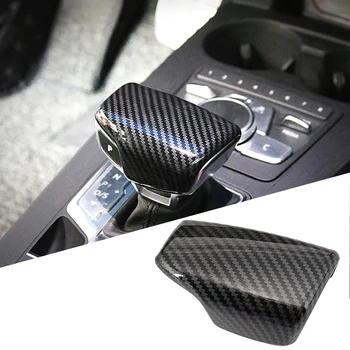 

Car transmission Shift Lever Head Frame Sticker For Audi Sline A4 A5 Q5 Q7 Baffle Head Gear Shift Collars Cover Auto Accessories