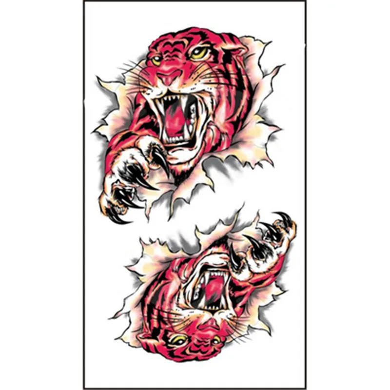 

5pcs/lot Temporary Tattoo Sticker New Design Abstract Figure Body Art Waist/ Arm Tattoo for Men and Female
