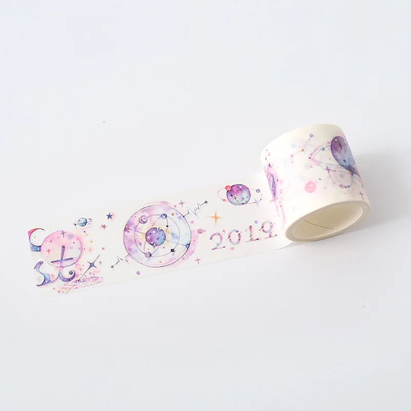 Креативная красивая лента для девочек Васи дневник DIY клейкая маскирующая Лента Скрапбукинг наклейки стационарные принадлежности 024086 - Цвет: 9