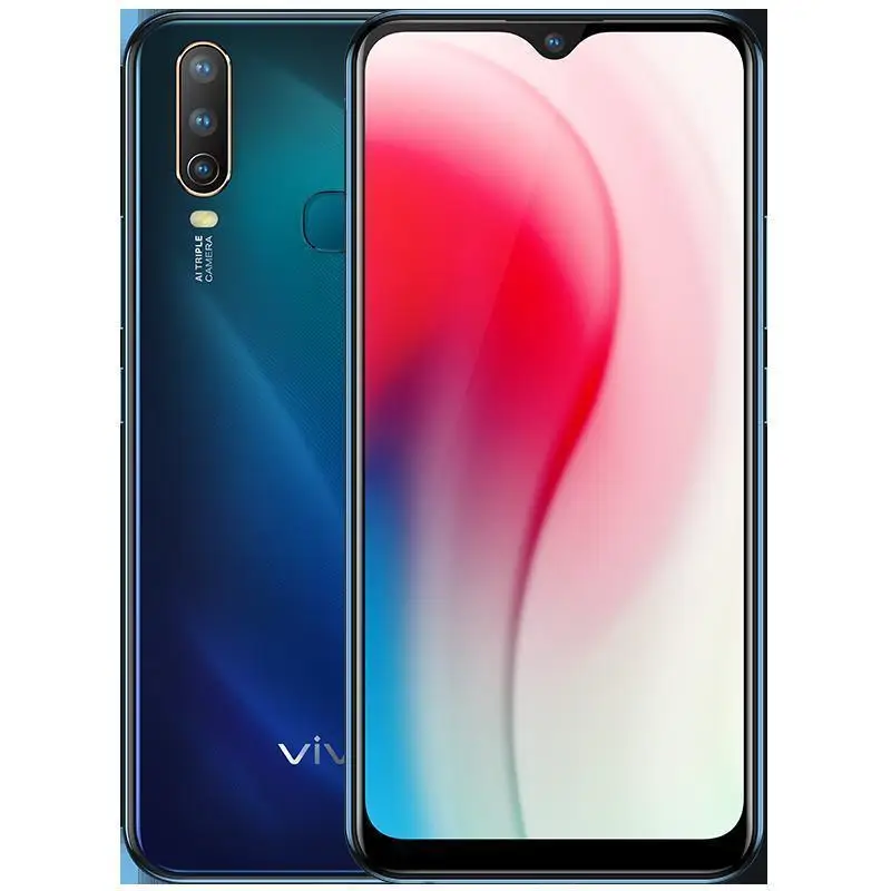 Мобильный телефон vivo Y3, 5000 мА/ч, 4 Гб ram, 128 ГБ rom, четыре ядра, 6,35 дюйма, с Каплевидным экраном, 16 Мп+ 13 МП, мобильные телефоны