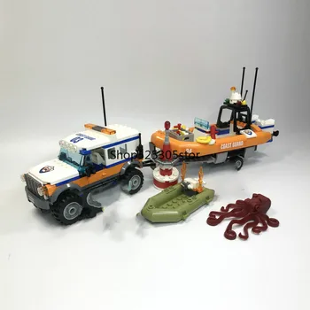 

Bela 10753 City Series 4 x 4 Response Unit Rescue Building Block 367pcs Brick Toys Kids Compatible City 60165