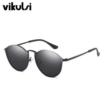 

Classic Black Round Sunglasses Men Brand Designer Ladies Cat Eye Sunglasses Women Mirror Sun Glasses Female Oculos De Sol UV400