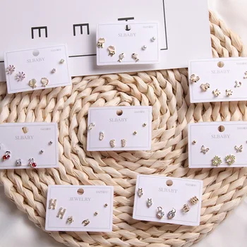

30 Pairs/lot fashion classical women earrings wholesale small size earring jewelry lot 201104-15