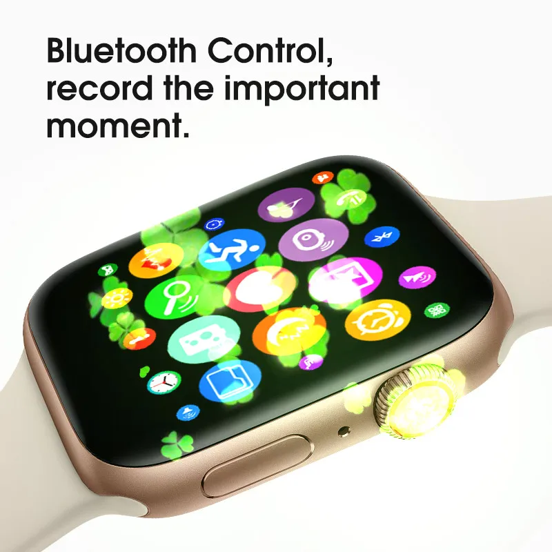 IWO 8 44 мм Bluetooth Смарт-часы серии 4 1:1 Смарт-часы чехол для iOS Android сердечного ритма ЭКГ-шагомер PK P68 IWO 5 6 7