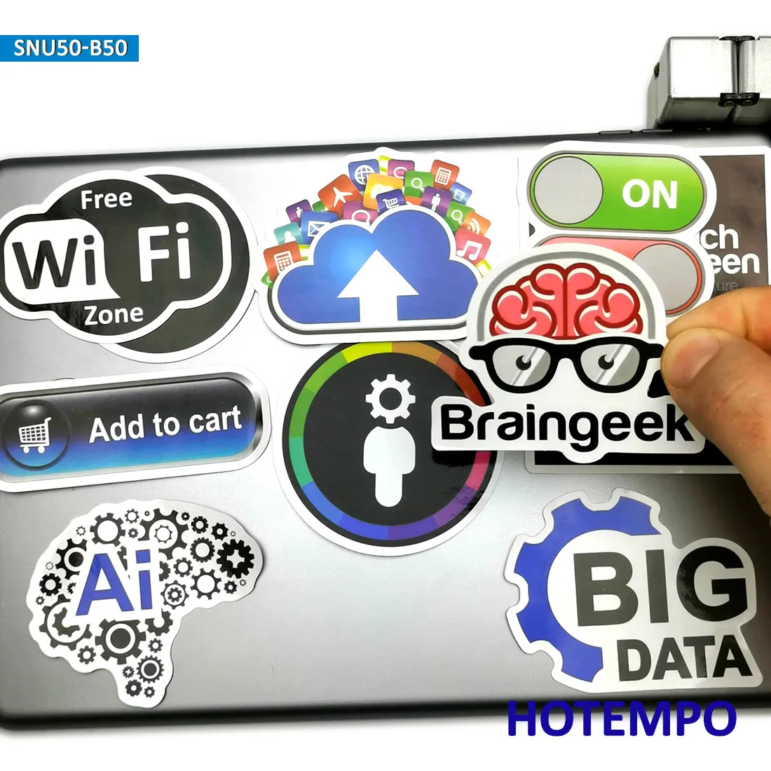 50 stücke Internet Programme Programmierer Big Data HTML5 Software Aufkleber für Handy Laptop Koffer Skateboard Aufkleber Aufkleber – Detail 5
