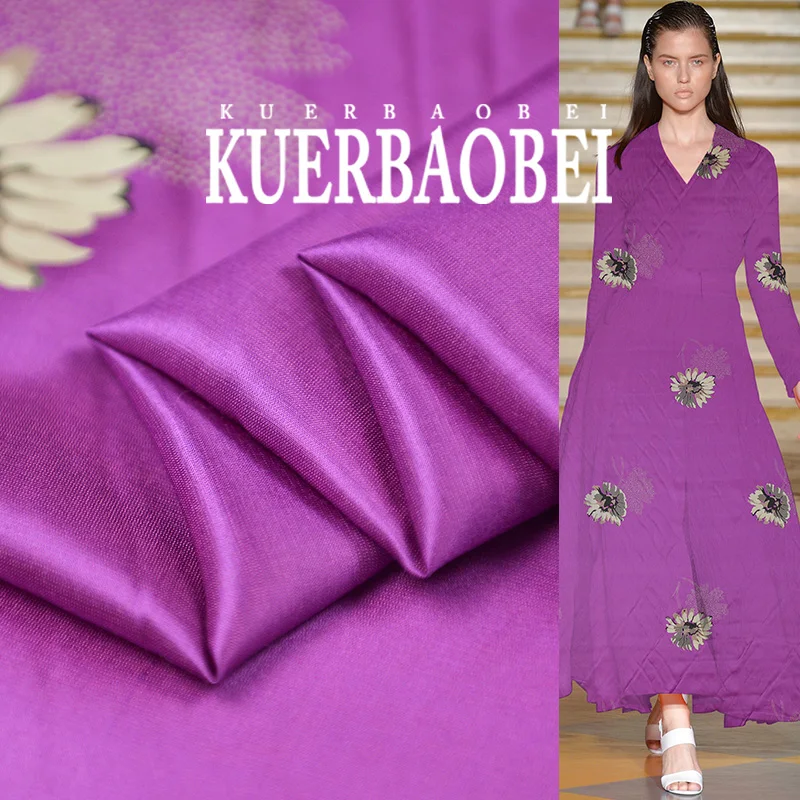 

19 Summer New 14momme 114cm Width 60%silk 40% Cotton Satin Fabric for Women Dress Fashion Cloth Diy Sewing Free Shipping Sale