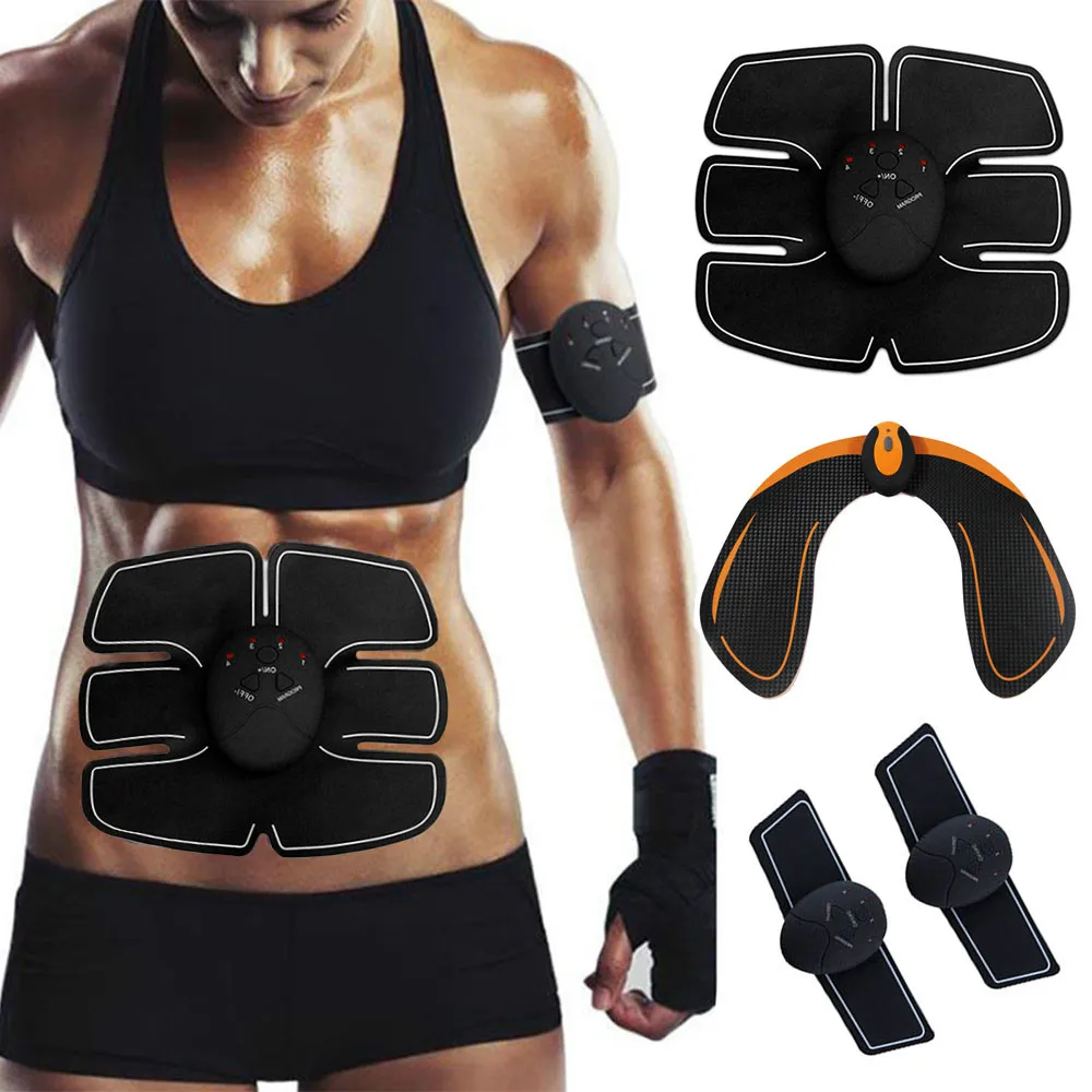 

EMS Electric Muscle Stimulator Hip Trainer Smart Fitness Abdominal Training Electric Weight Loss Stickers Body Slimming Massager
