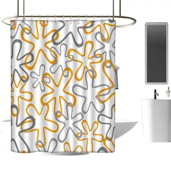 

Geometric Shower Curtain Extra Wide Shower Curtain Modern Bathroom Home Decor