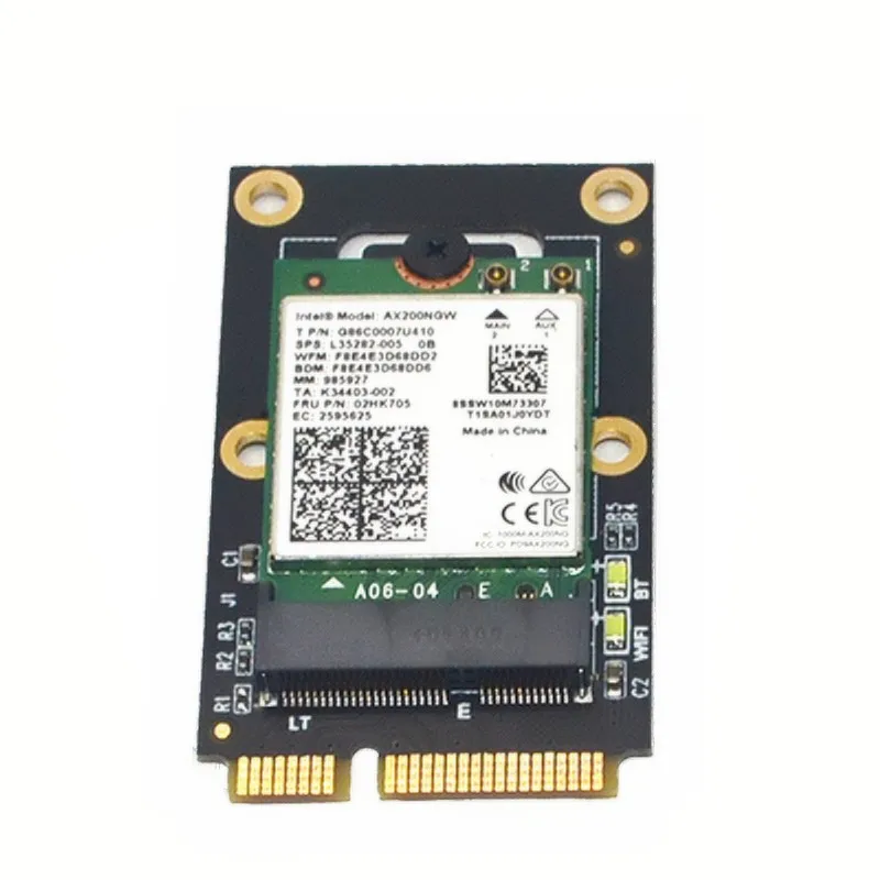 노트북용 무선 와이파이 어댑터, M.2 NGFF-미니 PCI-E 어댑터, M.2 와이파이 블루투스 무선 랜 카드, 인텔 AX200 9260 8265 8260
