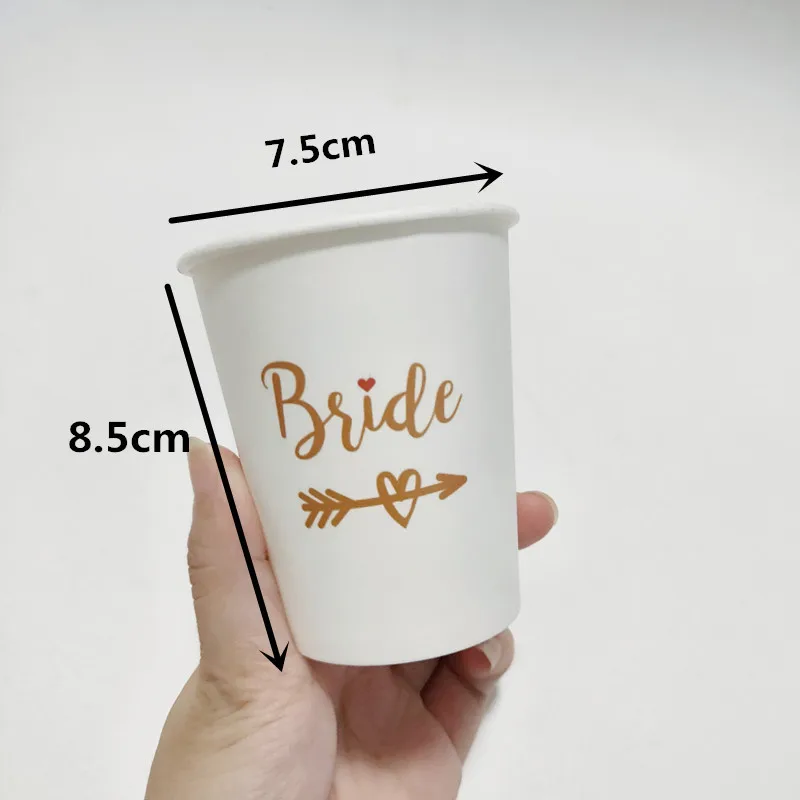 10 шт. с надписью &quotbride to be&quot чашка Свадебные украшения команда bridesmaid курица