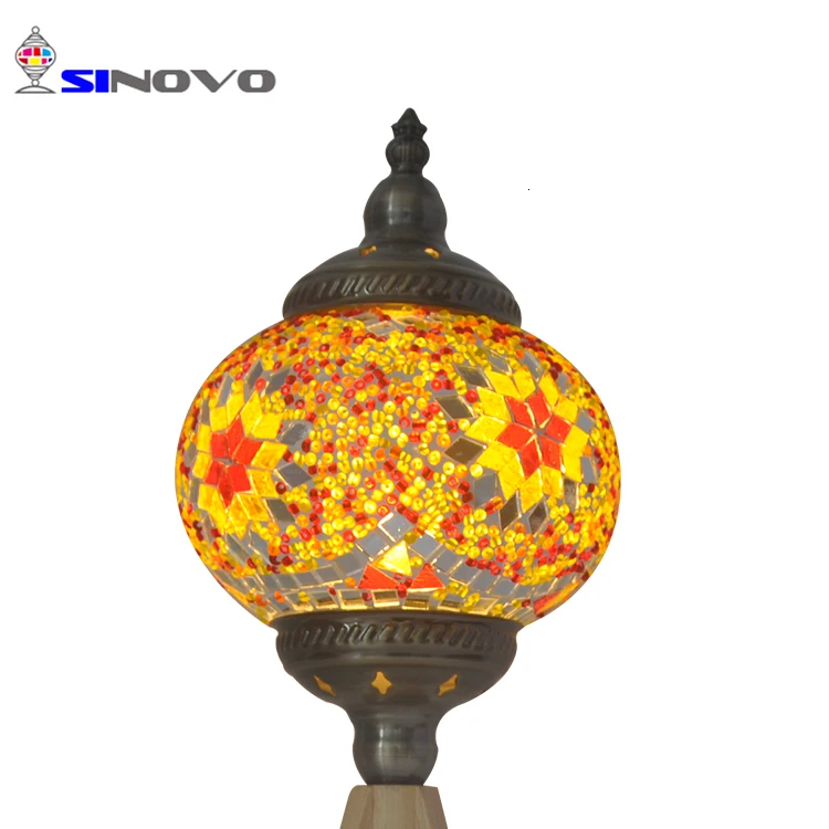 Modern Style Bedroom Decoration Electroplating Metal Mosaic Glass Table Lamp Deco Chambre lampara de mesa