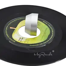 45 об/мин серебряный адаптер прочный твердый Алюминий центральный переходник для 7 дюймов винил