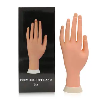 

3D Soft Practice Hand Model Fake Hand Cosmetic Permanent Makeup Practice Skin Supply For Tattoo Free Shipping