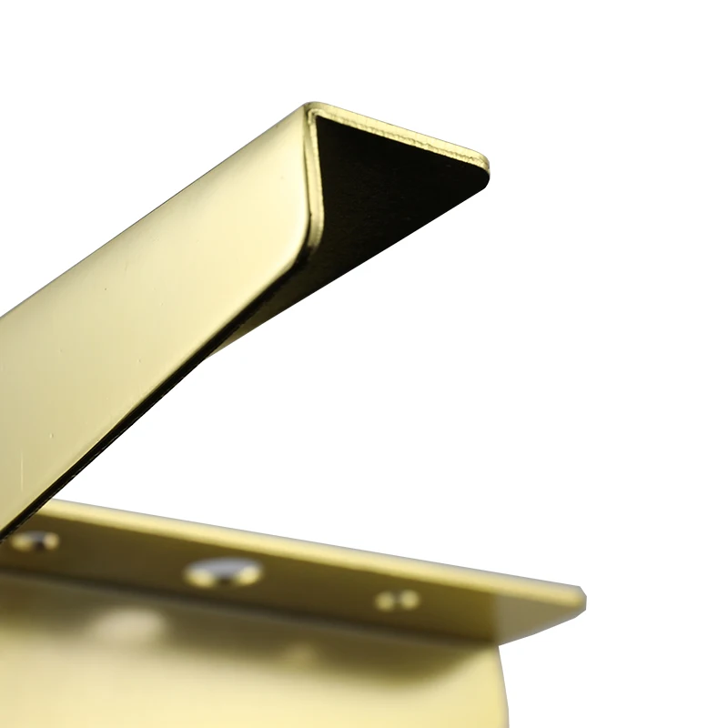 4 шт. металлические полы мебель ножки квадратный шкаф деревянного стола золото