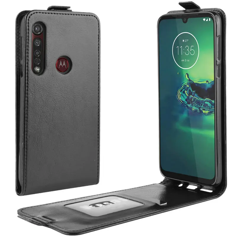 Кожаный чехол книжка для Motorola Moto G8 Plus + Play For One Macro|Бамперы| |