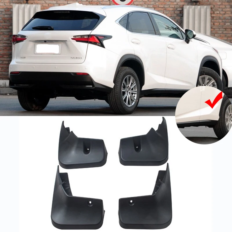 Набор форм брызговик s для Lexus NX NX200T NX300H Брызговики спереди тыльная грязь лоскут крыло брызговиков