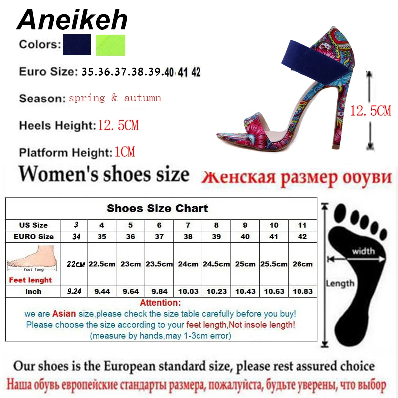 Aneikeh/ г. Новая Летняя обувь женские пикантные туфли D'Orsay на высоком каблуке из двух предметов женские вечерние туфли-лодочки на тонком каблуке с острым носком, с открытым носком, Размеры 35-42
