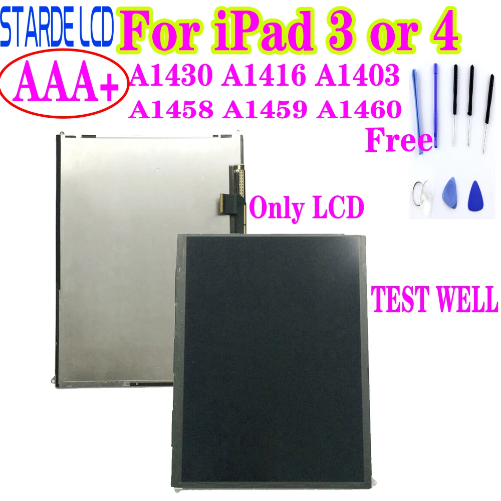 STARDE сменный ЖК-дисплей для iPad 3 A1416 A1430 A1403 / ipad 4 A1458 A1459 A1460 ЖК-дисплей 9,7 