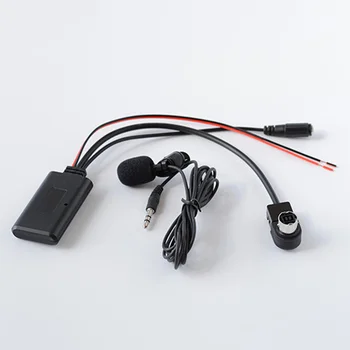 

Version 5.0 Bluetooth AUX Cable With Mic For Alpine/JVC Ai-NET KCA-121B Adapter Accessories Parts 1.5M Microphone
