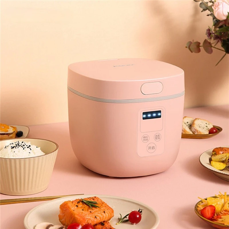 かわいいミニ炊飯器2lインテリジェント温度制御24時間予約焦げ付き防止ポット簡単操作暖かいピンク Aliexpress