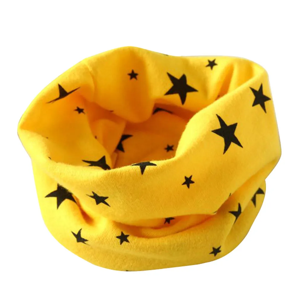 Осенне-зимний воротник Детский шарф для мальчиков и девочек хлопковые шарфы с круглым вырезом
