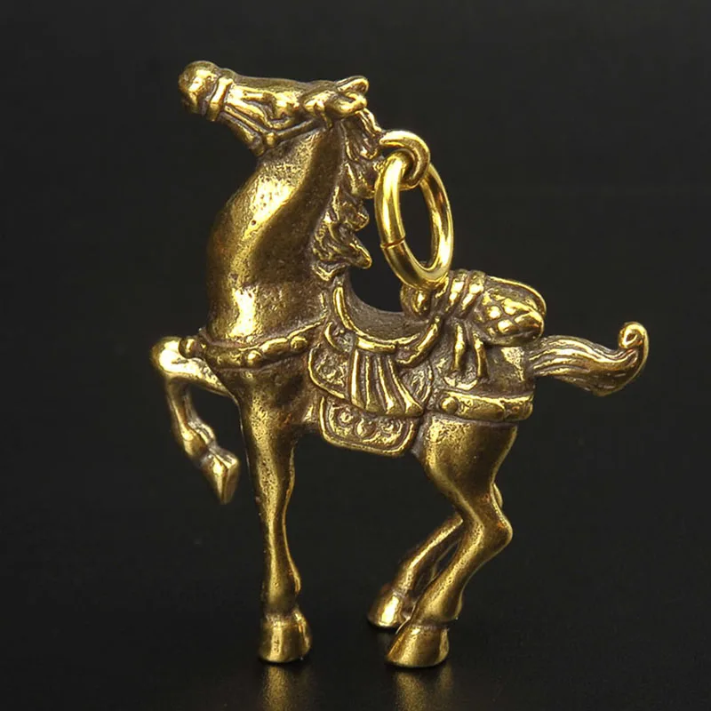 horse keychain pendants copper (8)
