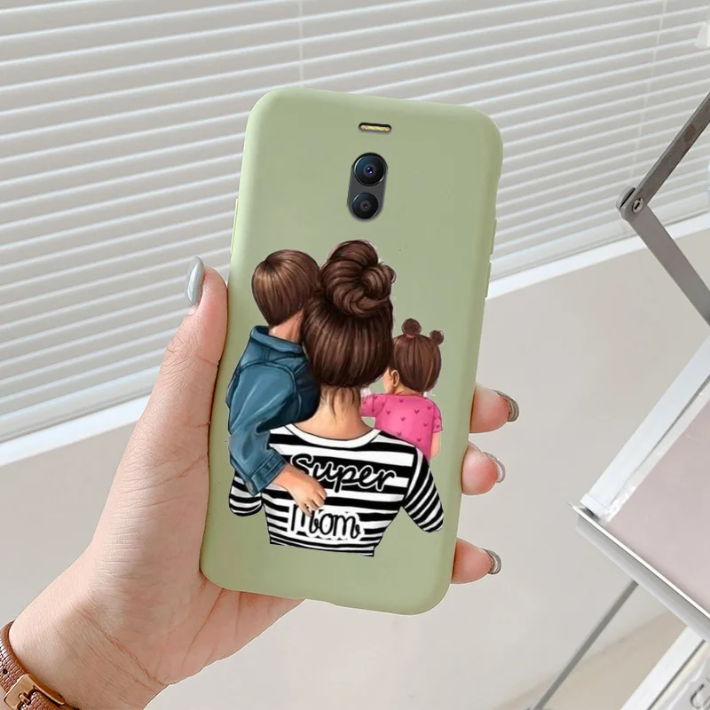 cases for meizu back For Meizu Note 3 5 6 Case Fashion Mother And Daughter Protective Shell Painted Soft Silicone Shockproof Phone Back Cover cases for meizu belt Cases For Meizu